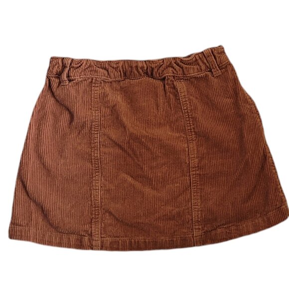 Vanillastar Girls Cordoroy button front skirt Girl's Size 12 - Picture 2 of 6